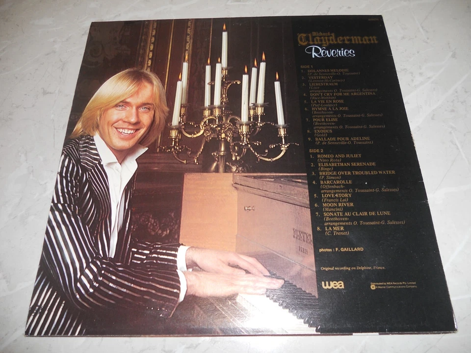 Bulk Various 5 X Richard Clayderman LP Albums Pop Jazz Classical EX - Image 3 of 4