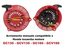 Avviamento a strappo Honda tosaerba motore GC135 GCV135 GC160 GCV160