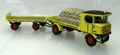 Corgi 80002 Sentinel Platform Wagon Trailer & Sacks - Paul Bros Ltd Homepride - Picture 6 of 13