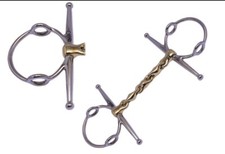 Waterford Nelson Full Cheek Running Gag  German Silver Horse Bit All Sizes
