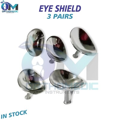 3 Pair Eye Shield Ocular Sclera Protection Laser Tattoo Remove Eyelid Size S.M.L