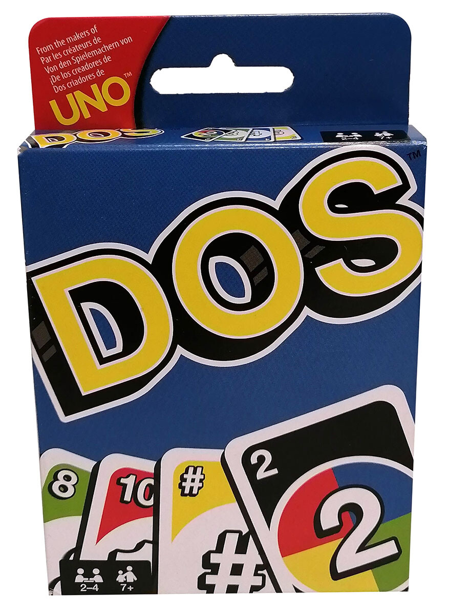 Thumbnail - Mattel Games Frm36 Uno Dos Kartenspiel Für 2-4 Spieler 108 Karten