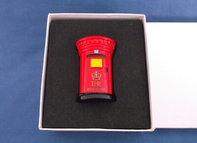TICK TOCK MINIATUR ROT PFOSTEN SÄULENKASTEN QUARZUHR BOXED VOLL FUNKTIONSFÄHIG
