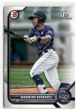 2022 Bowman 1st Warming Bernabel RC #BP46 Colorado Rockies Baseball