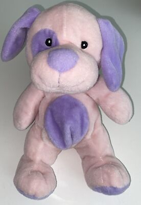 Best Made Toys Pink Puppy Dog Stuffed Plush Soft Baby Purple Lilac Lavender 