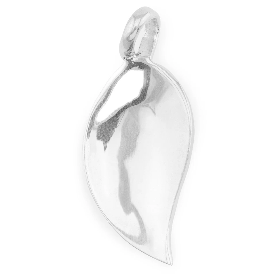 Blatt Anhänger aus 925 Silber für Mädchen Damen - Bild 2 von 4