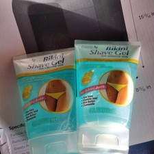 Two Personal Care Bikini 5 OZ Shave Gel Sensitive Skin Vitamin A E Moisturizing