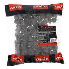 MEGAPACK - PIRAMIDES - 1 KG - SÜSSE WEICHE LAKRITZ PYRAMIDEN - BY VENCO