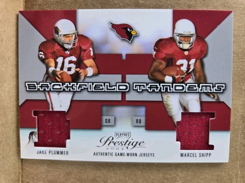 2003 Prestige Backfield Tandems /400 Jake Plummer Marcel Shipp #BT-1 ...