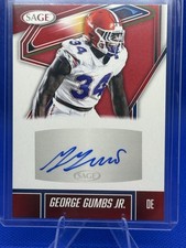 2026 Sage Low Series Auto George Gumbs Jr - Florida Gators-Red Variant