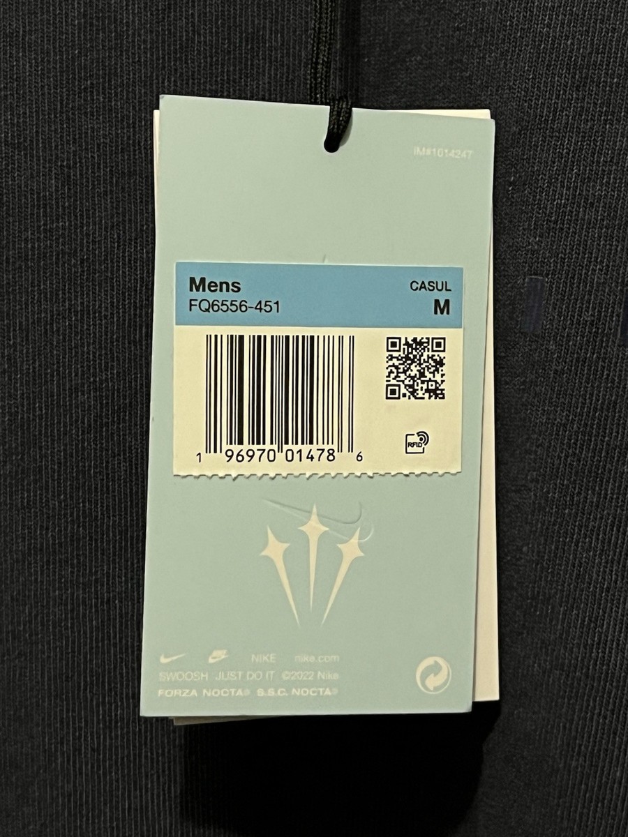 Nike x Drake Nocta 8K Peaks Long Sleeve Mock Dark Obsidian Men's M