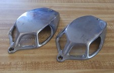 Classic NICSON # 166 Bilge Vent Covers  3" Chrome over Brass Jet Boat I/O No Res