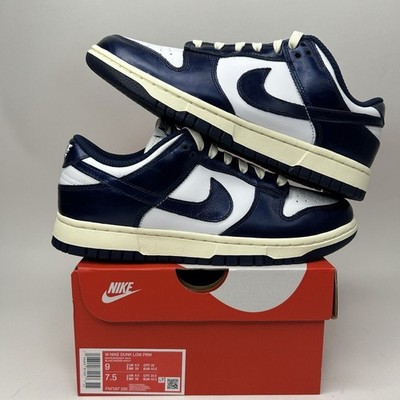 Nike Dunk Low Premium WMNS  Vintage Navy  FN7197-100 Women s 9 New