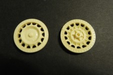 ALBY  2 roues pour canon de 47mm, résine 1:35