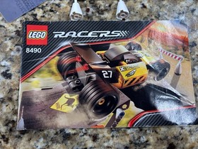 Lego Racers 8490 Desert Hopper & 8491 Ram Rod Pullback Complete Manuals No Box