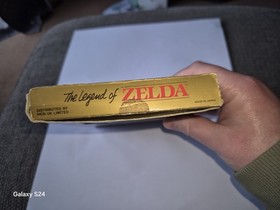 The Legend of Zelda NES Complete Game with Map and Instructions Manual