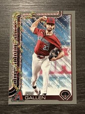 2025 Topps Holiday - Zac Gallen #H131 Holiday Silver Glitter