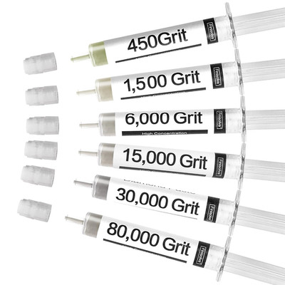Diamond Polishing Compound Kit of 6 Polishing Lapping Paste 80,000 to 450