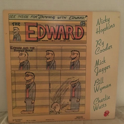 The Rolling Stones Nicky Hopkins LP Jamming with Edward 1972 Vinyl Record EX