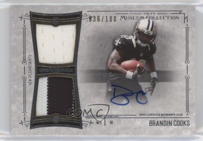 2014 Topps Museum Collection 36/100 Brandin Cooks #SSDRA-BC Rookie Auto RC 2r7