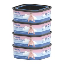 Jumbo Square Bags Refill with Diaper Genie Compact, Select Pails Not Fit Cla...