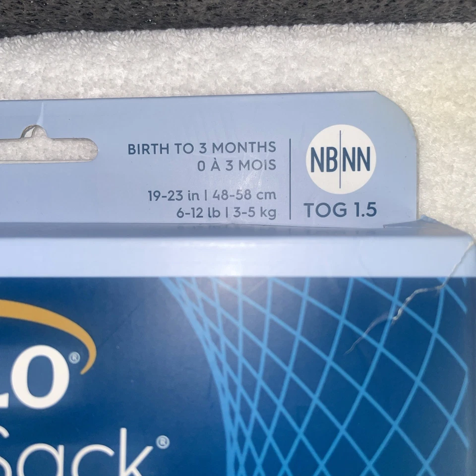 NUEVO EN CAJA Saco de Dormir Halo Ideal Temp Swaddle Recién Nacido Nacimiento a 3 Meses Azul Naranja Foto 3 de 4