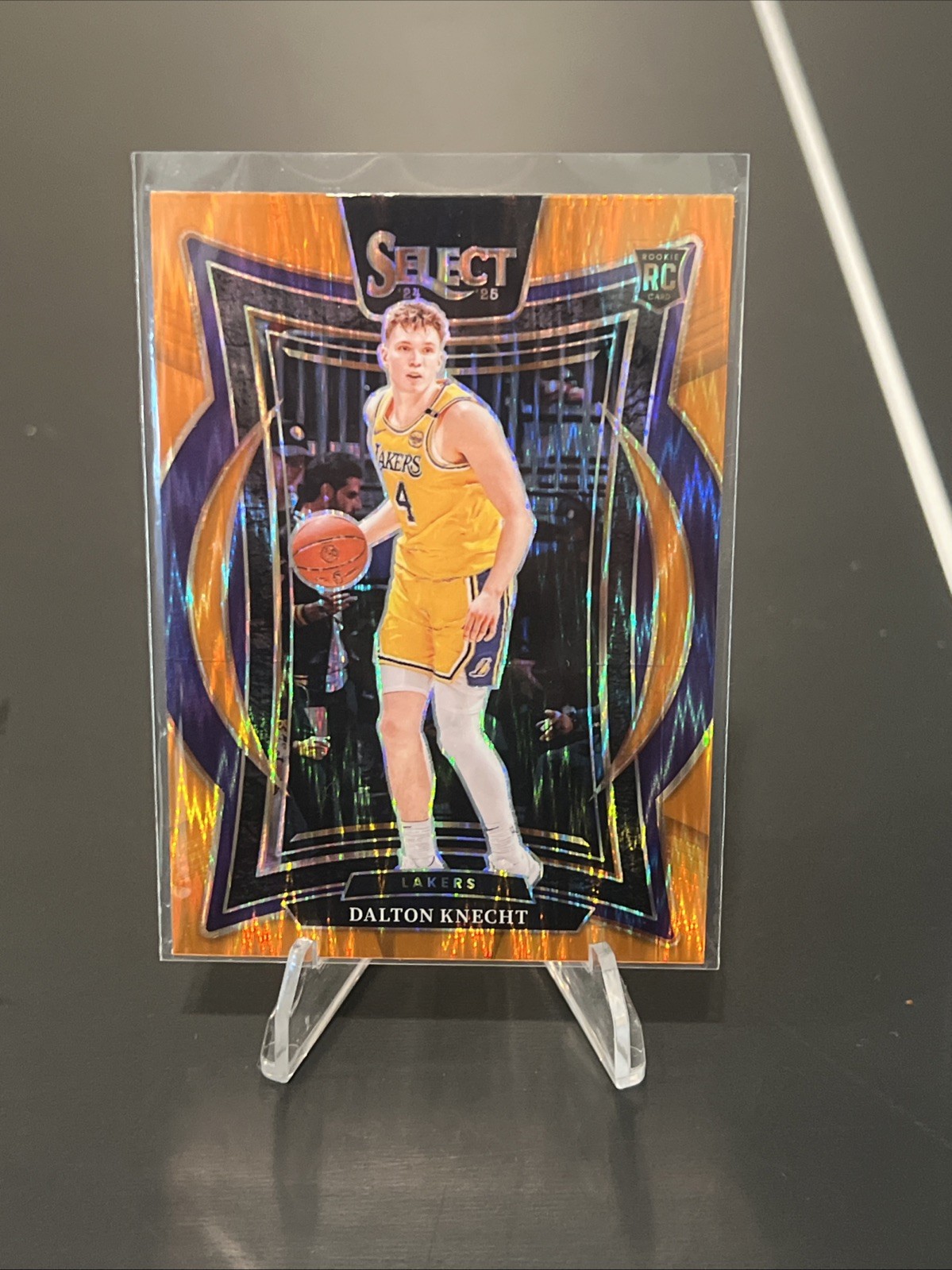 2024-25 Panini Select - Concourse Dalton Knecht #91 Orange Flash Prizm (RC)