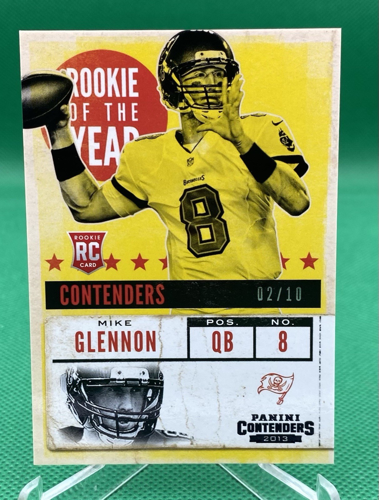 Mike Glennon Panini Contenders Rookie of the Year Contenders #9 Black