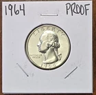 1964 Washington Quarter Proof Uncirculated Silver 25C #R165