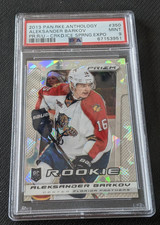 2013-14 PANINI ROOKIE ANTHOLOGY ALEKSANDER BARKOV #350 CRACKED ICE ROOKIE PSA 9