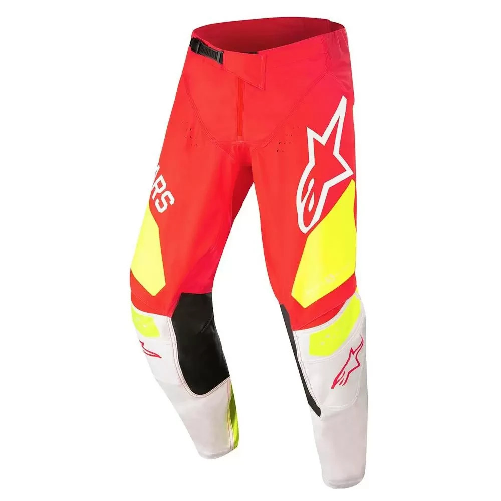 Alpinestars Techstar Factory Red Fluo White Yellow Fluo 36"" Motocross MX Pants