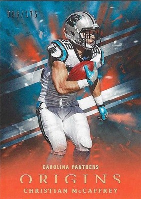 Christian McCaffrey 2018 Panini Origins  #45 Orange /175 Carolina Panthers