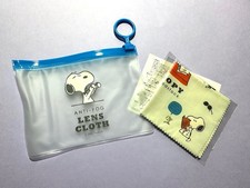NEW Snoopy Anti-Fog Lens Cloth  Snoopy Pouch for glasses sunglasses PEANUTS