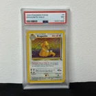 1999 Pokemon Fossil Dragonite #4 Holo PSA 7