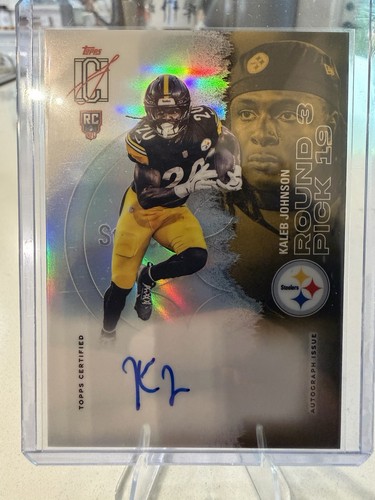 2025 Topps Signature Kaleb Johnson Red (RAW)