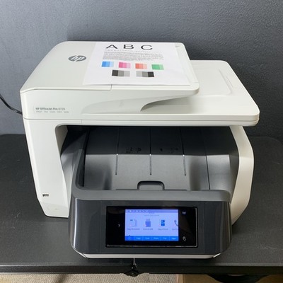 HP OfficeJet Pro 8720 All-In-One Wireless Color Inkjet Printer Excellent Works