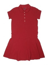 Lands' End Girls Red Dress 12