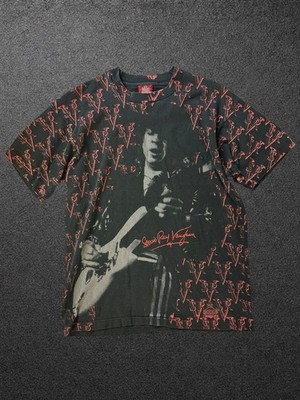 Balzout Brockum Vintage Stevie Ray Vaughn AOP Graphic Band T Shirt Mens Large L