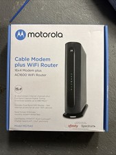 Motorola MG7540-10 16x4 Cable Modem - Black