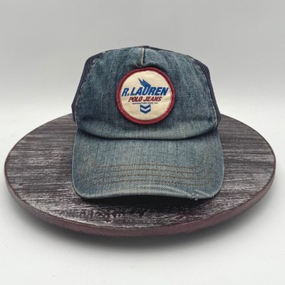 美品❗️90s vintage❗️ Polo Jeans デニムキャップ Vintage Polo Jeans Co Ralph Lauren Hat Denim Trucker Mesh Snapback