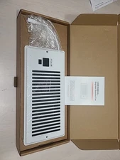 Register Booster Fan for 4" X 10" Register Holes with Remote Control and Thermos