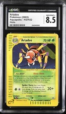 CGC 8.5 NM/MINT+ Ariados H3/H32 Aquapolis Holo Pokemon Card on eBay