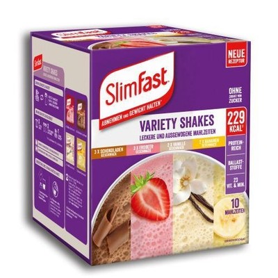 SLIM FAST Pulver Probierpaket gemischt 368 G PZN 19170070