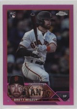 2023 Topps Chrome Update Pink Refractor Brett Wisely #USC214 11ur