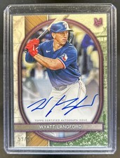 2025 Topps Museum Wyatt Langford Archival Auto Pink Sapphire #/99