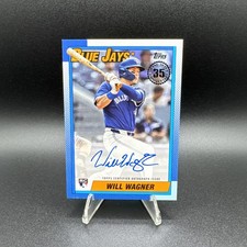 2025 Topps Series 2 Will Wagner #90B2-WW 1990 35th Anniversary Rookie Autograph