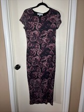 Almost Famous Large Mesh Body-con Dress