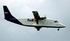 Short 360 S-360-300 FedEx Feeder Desktop Wood Airplane New Model Large 1/48