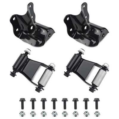 #ad Rear Leaf Spring Shackle Hanger Bracket Kit Fits For Ford Mazda Ranger Black $43.99