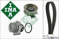 Ina 530017130 Wasserpumpe + Zahnriemensatz Zahnriemensatz Und Wasserpumpe